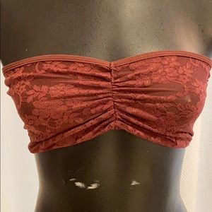 American Apparel lace bandeau